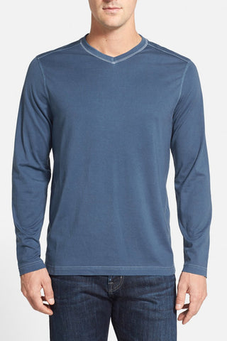 Long sleeve Cotten V-neck